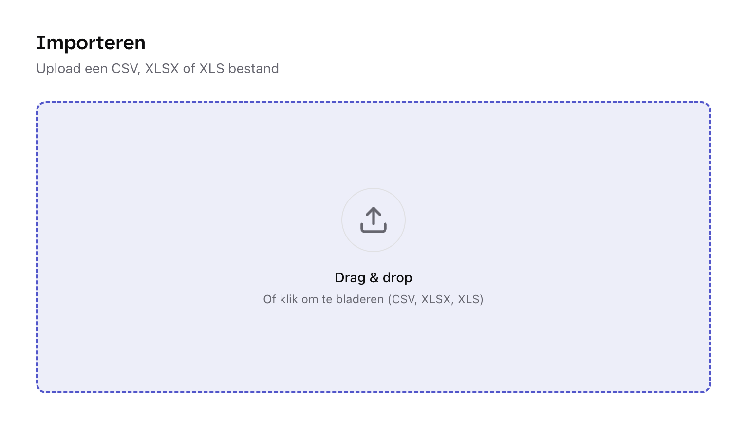 Lucro CSV-import van een broker-export met automatische herkenning van beleggingen